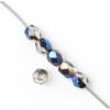 Czech Fire polished 4mm Crystal Azuro Czech Fire polished 4mm Crystal Azuro